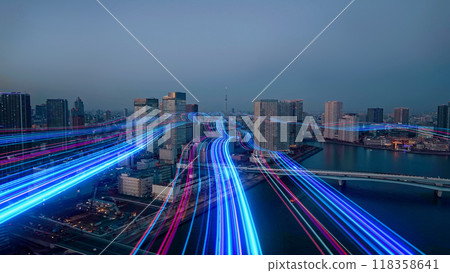 A belt of light that connects to the future 118358641