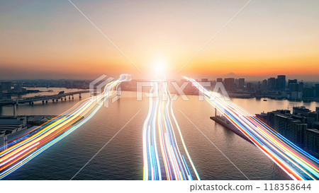 A belt of light that connects to the future 118358644