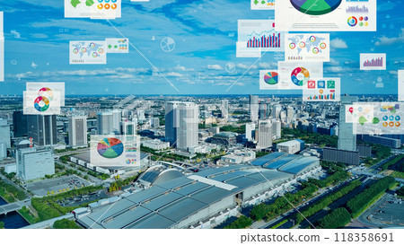 城市與信息航拍 城市與信息航拍 118358691