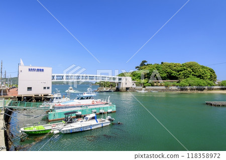 鳥羽市禦木本珍珠島風景 118358972