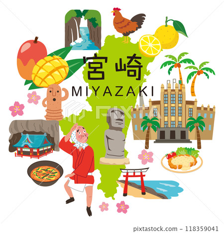 Miyazaki travel tourist attractions local products ingredients 118359041