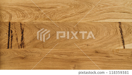 texture of oak surface from three planks 118359381
