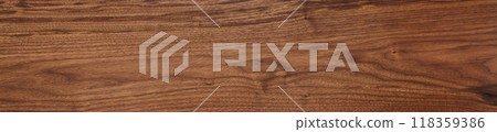 Black walnut wood texture of solid board oil finished 118359386