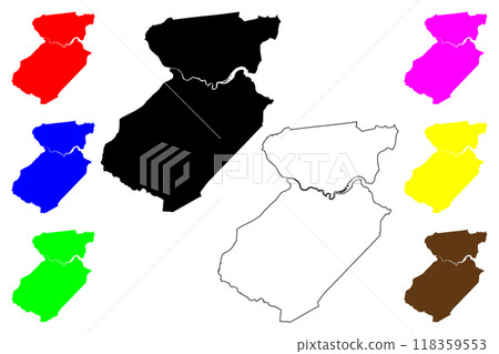 Middlesex County, New Jersey (U.S. county, United States of America, USA, U.S., US) map vector illustration, scribble sketch Middlesex map Middlesex County, New Jersey (U.S. county, United States of America, USA, U.S., US) map vector illustration, scribble sketch Middlesex map 118359553