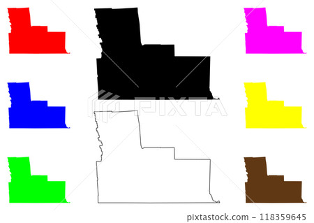 Broome County, New York State (U.S. county, United States of America, USA, U.S., US) map vector illustration, scribble sketch Broome map 118359645