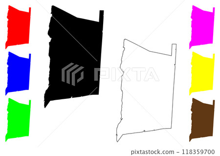 Dutchess County, New York State (U.S. county, United States of America, USA, U.S., US) map vector illustration, scribble sketch Dutchess map 118359700