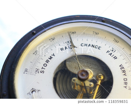 Antique marine barometer Antique marine barometer 118359831