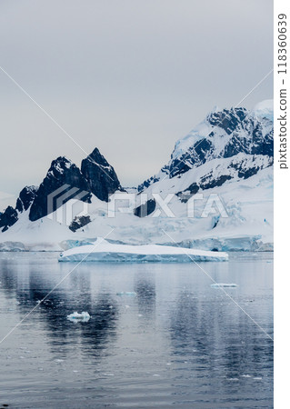 Antarctic landscape near Danco Island 118360639