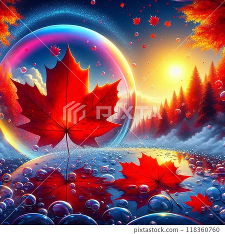 夢幻般的秋景 118360760