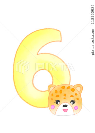 Numbers with cute tiger cubs Numbers with cute tiger cubs 118360925