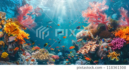 美麗的熱帶海洋03 118361308