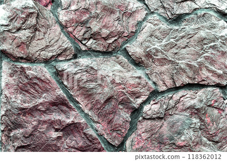 Color stone wall, background, texture 118362012