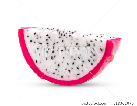 dragon fruit, pitaya isolated on white background dragon fruit, pitaya isolated on white background 118362076