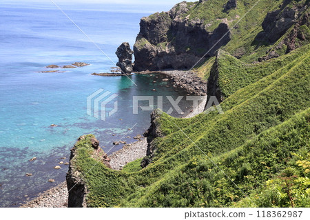 積丹半島藍線和神威岬 118362987