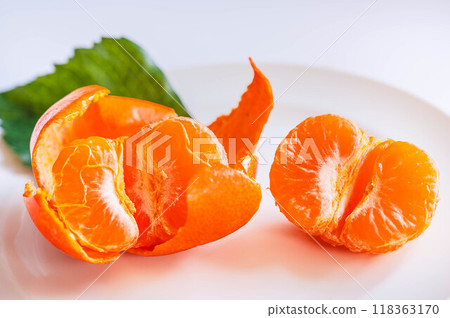 去皮的馬科特橙 118363170