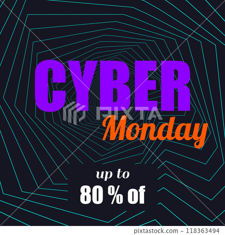 Cyber monday up to 80 percent off. 118363494