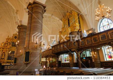 The German Church in Gamla Stan, the old town of Stockholm, Sweden The German Church in Gamla Stan, the old town of Stockholm, Sweden 118364453
