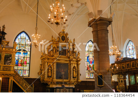 The German Church in Gamla Stan, the old town of Stockholm, Sweden The German Church in Gamla Stan, the old town of Stockholm, Sweden 118364454