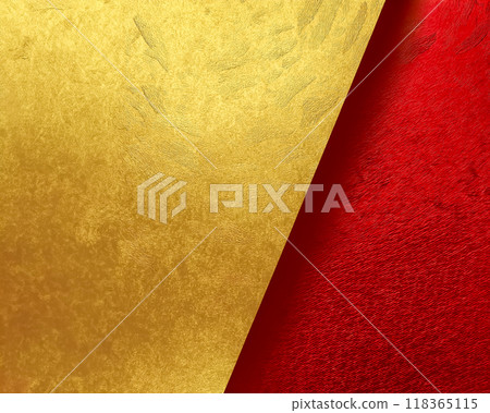 日本紙紋理圖片素材紅金 118365115