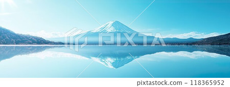 3:1 Beautiful image of Mt. Fuji 05 3:1 Beautiful image of Mt. Fuji 05 118365952