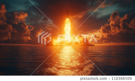 從核潛艇發射的核子飛彈 從核潛艇發射的核子飛彈 118366509