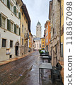 Beautiful streetscape of Trento, the ancient city in northern Italy 118367098