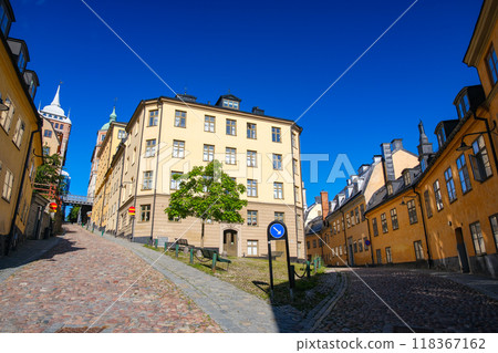 Södermalm cityscape, Stockholm, Sweden 118367162