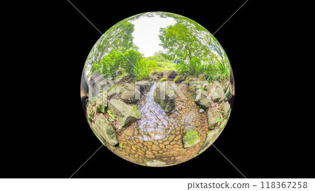 360 degree photo: The mysterious world of crystal balls - Waterside scenery 118367258