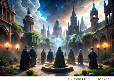 the beauty of the medieval castle the beauty of the medieval castle 118367432