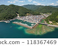 The beautiful Kumano Sea and the fishing village streets 118367469
