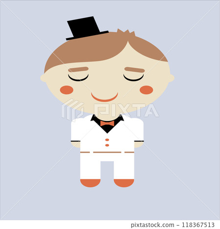 cartoon images with interesting shapes and color combinations with a good style 118367513