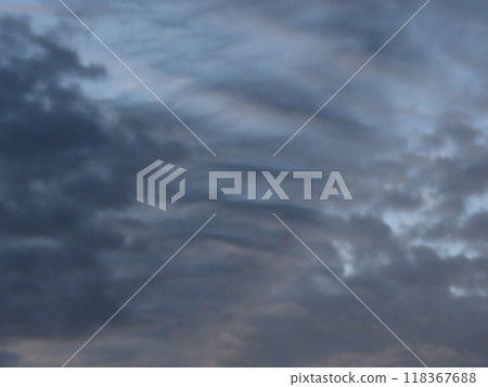 秋天傍晚的天空 秋天傍晚的天空 118367688