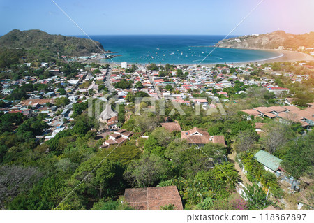 Bright day in San Juan Del sur Bright day in San Juan Del sur 118367897
