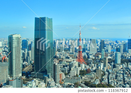 東京鐵塔和麻布台山 118367912