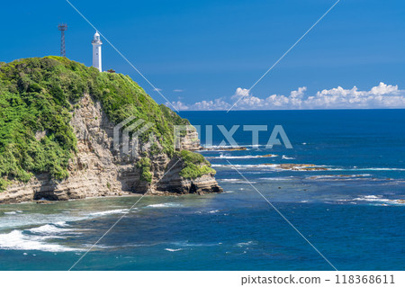 《Chiba Prefecture》Katsuura Cape Hachiman and the vast ocean of the Boso Peninsula 118368611