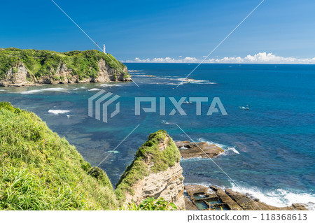 《Chiba Prefecture》Katsuura Cape Hachiman and the vast ocean of the Boso Peninsula 118368613