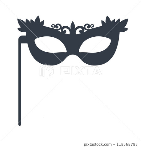 Masquerade female mask. Masquerade female mask. 118368785