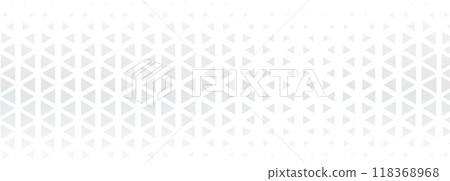 white banner with triangle halftone shapes 118368968