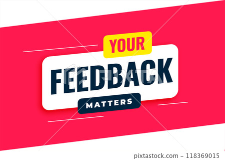 feedback opinion poster design template feedback opinion poster design template 118369015