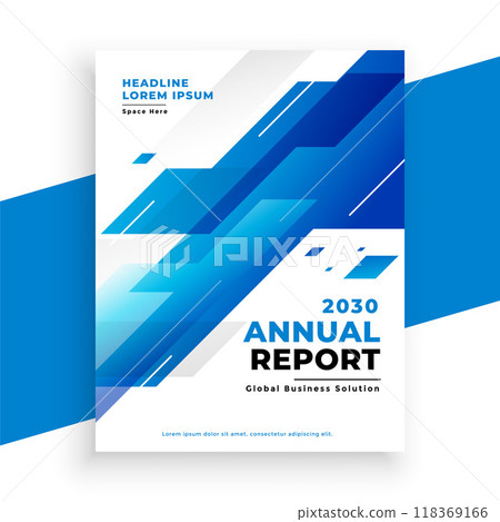 moden blue business flyer annual report template design moden blue business flyer annual report template design 118369166