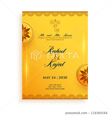 luxury indian wedding card design nice template luxury indian wedding card design nice template 118369168
