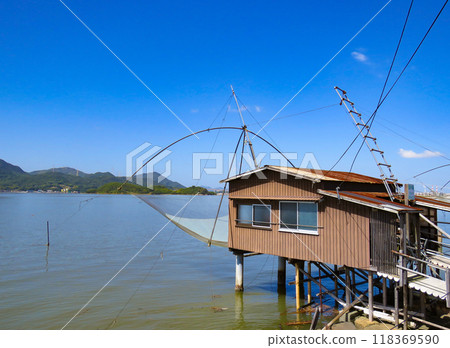 Four-hand hut in Kojima Bay, Okayama Prefecture 118369590