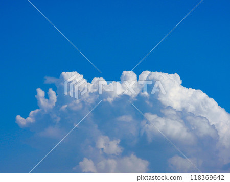 Clouds floating in the blue sky Clouds floating in the blue sky 118369642