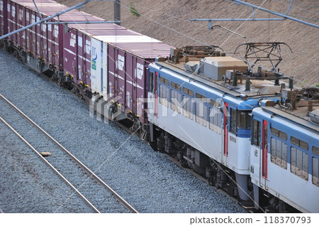 Kaikyo Line, Chiriuchi-Kikonai, JR Freight, ED79-53+ED79-59 (Goryokaku) 118370793