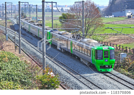 海峽線 木古內白井 JR 北海道 785 系列 NE-303 編組（函館）超白鳥 118370806