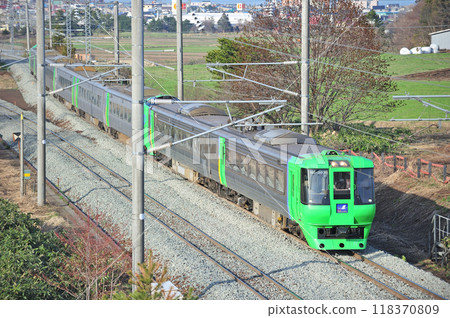 海峽線 木古內白井 JR 北海道 785 系列 NE-303 編組(函館)超白鳥 海峽線 木古內白井 JR 北海道 785 系列 NE-303 編組(函館)超白鳥 118370809