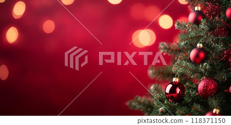 Merry Christmas and happy New Year background 118371150