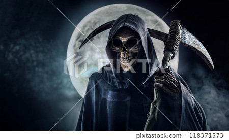 Realistic Grim Reaper CG 118371573