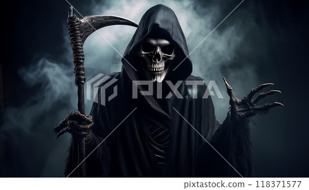 Realistic Grim Reaper CG 118371577