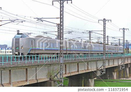 Hakodate Main Line, Naebo-Shiroishi, JR Hokkaido, 789 Series 1000, HL-1001 (Sapporo), Super Kamui 118371954